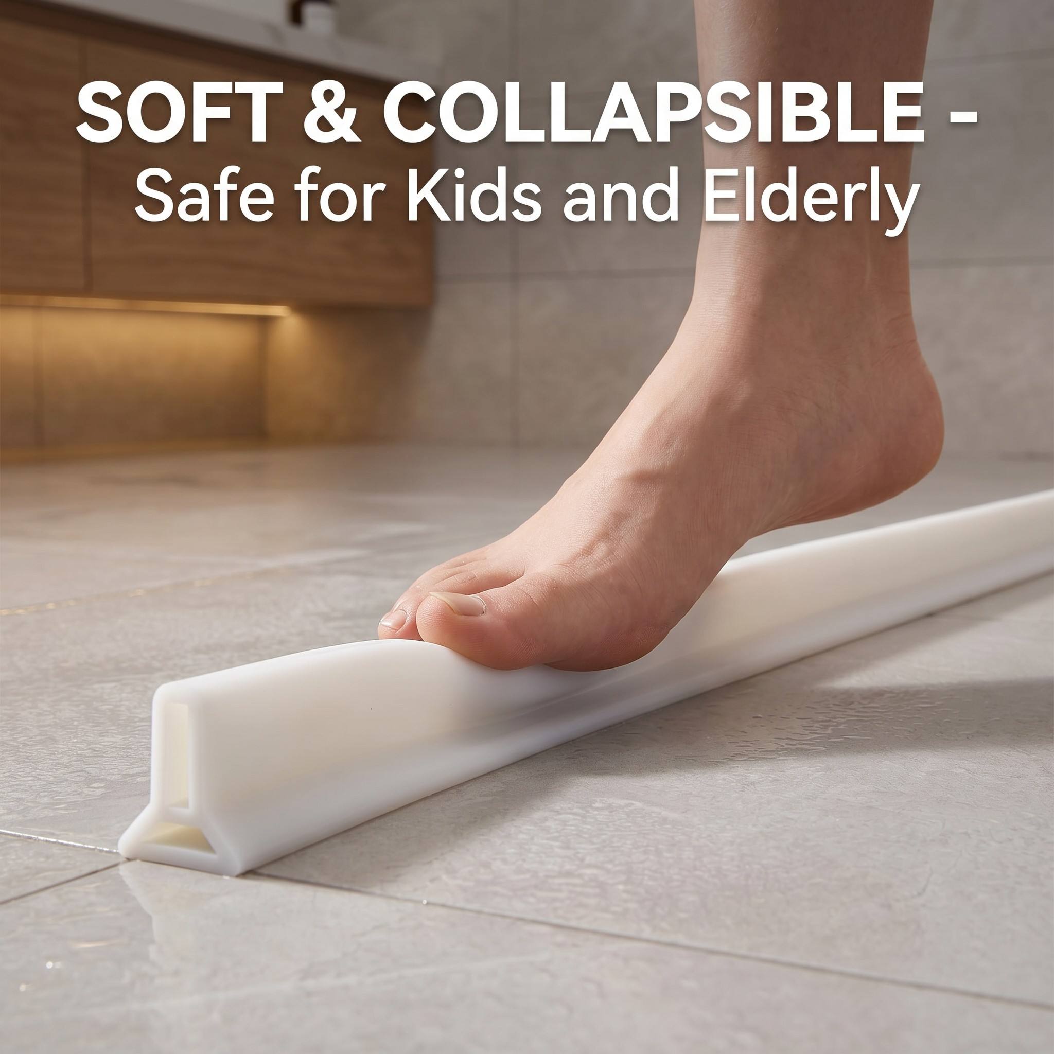 Silicone Water Dam – High-Resilience Shower Barrier for a Dry & Safe Bathroom